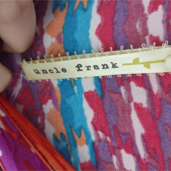 Uncle Frank Shift Tee Shirt Loose Tie Dye Pink Dress Size XS - Picture 3 of 4